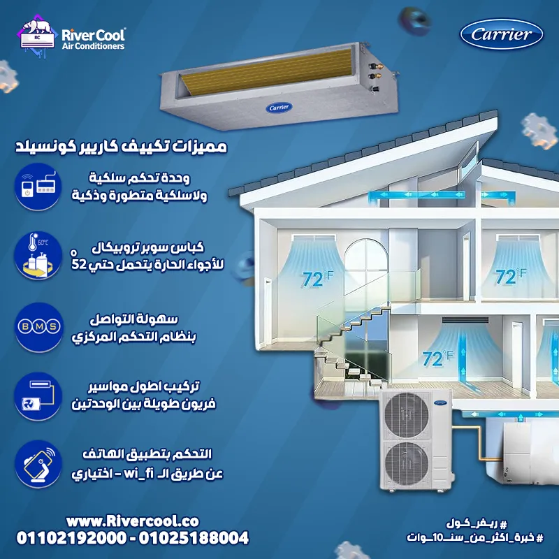 تكيف كاريير كونسيلد كلاسي كول في ريفر كول باقل اسعار 