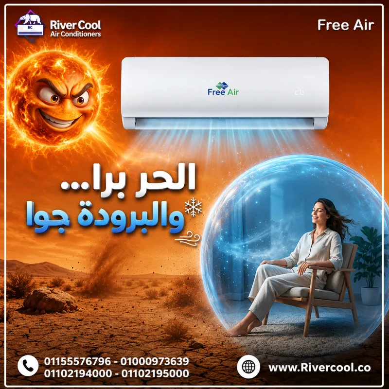 ❄️💨 فري إير 1.5 حصان – تبريد عملي لكل بيت